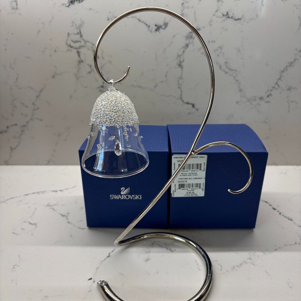 Swarovski Christmas Bell Ornament- small